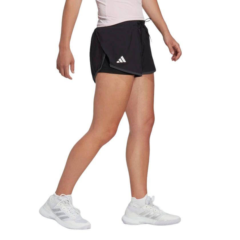 Adidas | Pantaloncini Club Donna Black - Fabbrica Ski Sises