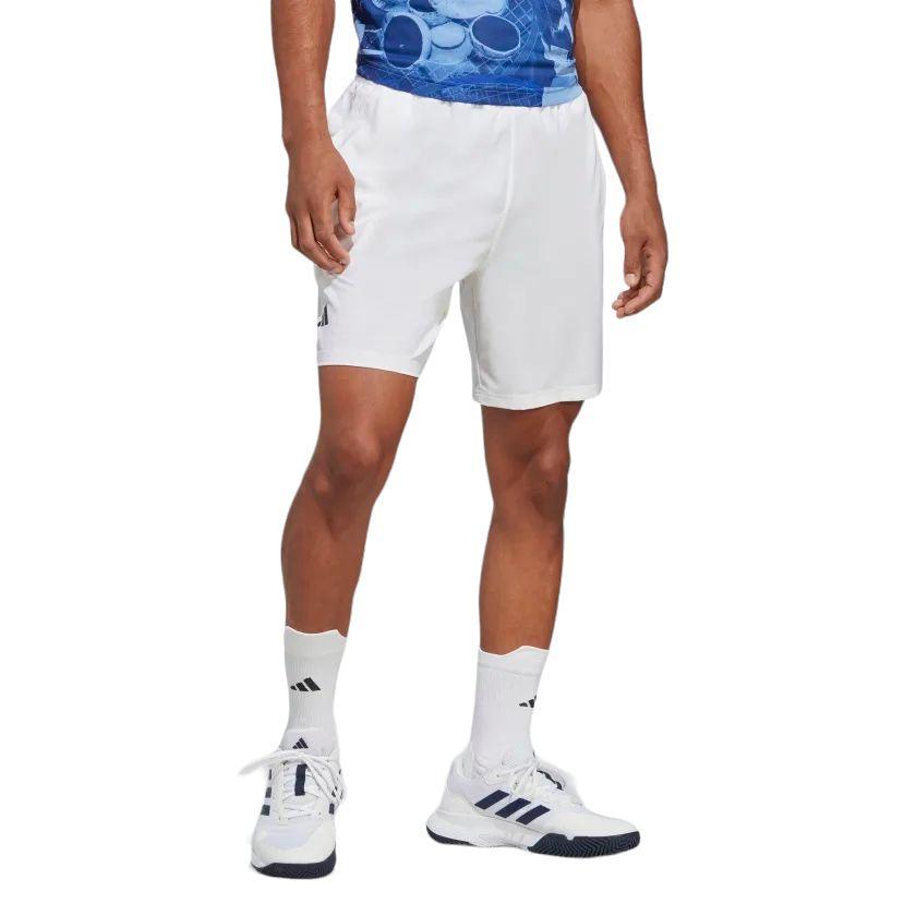 Adidas | Pantaloncini Club Stretch Woven Uomo White - Fabbrica Ski Sises