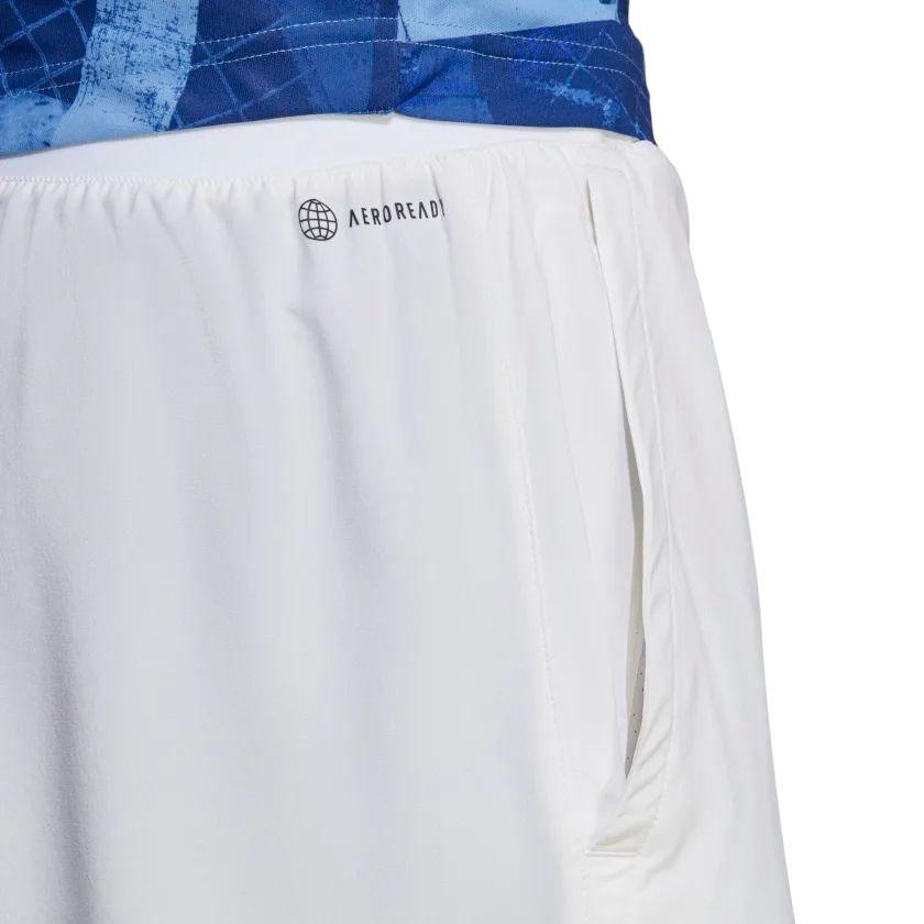 Adidas | Pantaloncini Club Stretch Woven Uomo White - Fabbrica Ski Sises