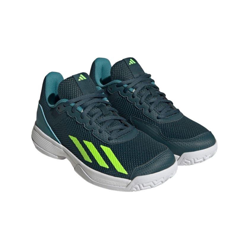 Adidas | Scarpe Courtflash Junior Arctic Night/Lucid Lemon/Arctic Fusion - Fabbrica Ski Sises