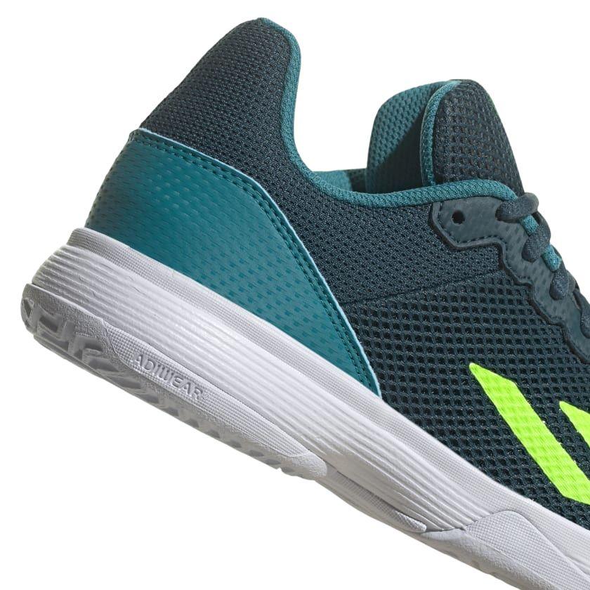 Adidas | Scarpe Courtflash Junior Arctic Night/Lucid Lemon/Arctic Fusion - Fabbrica Ski Sises