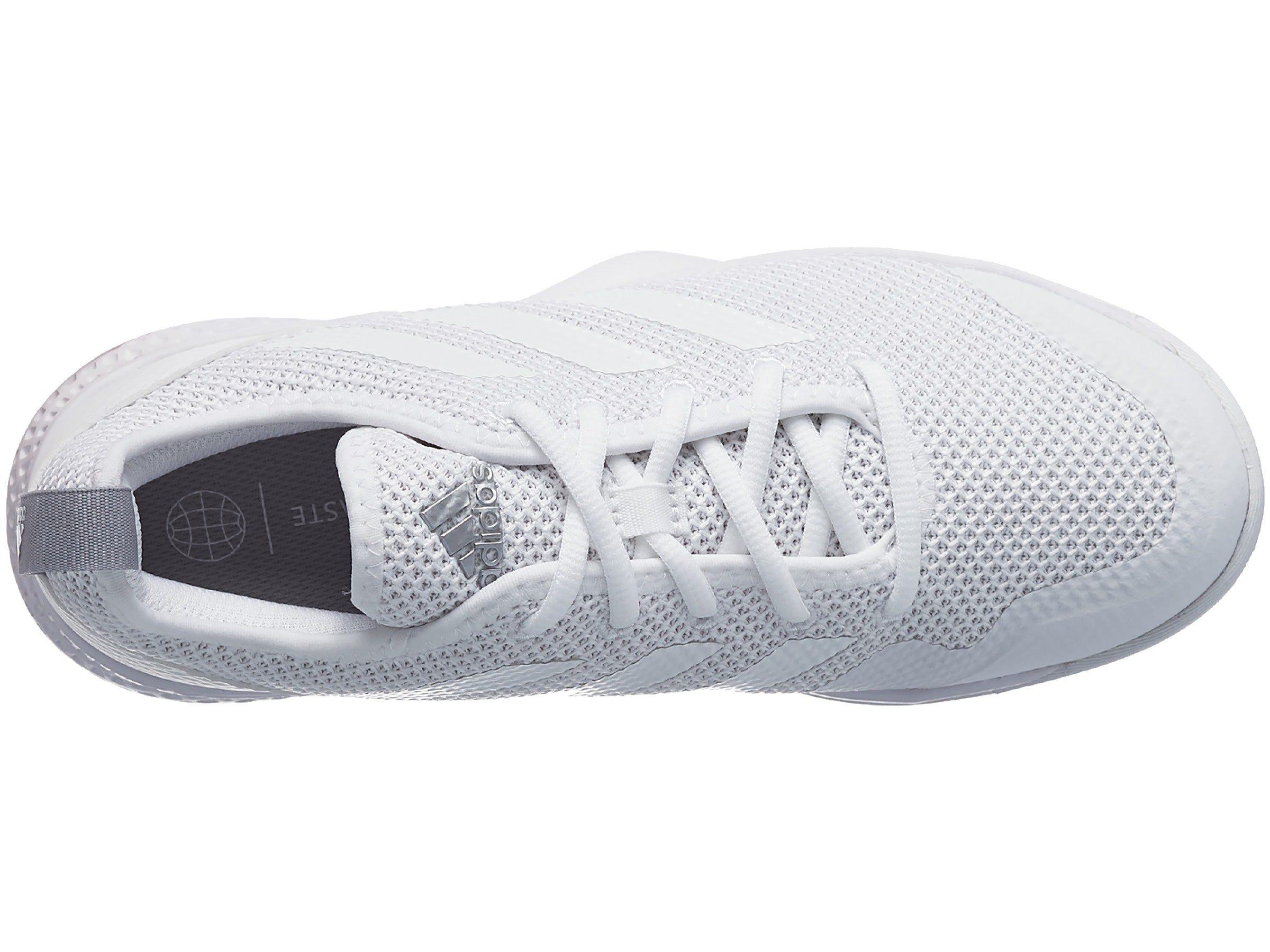 Adidas | Scarpe da Tennis Court Flash Donna ftwwht/ftwwht/silvmt - Fabbrica Ski Sises