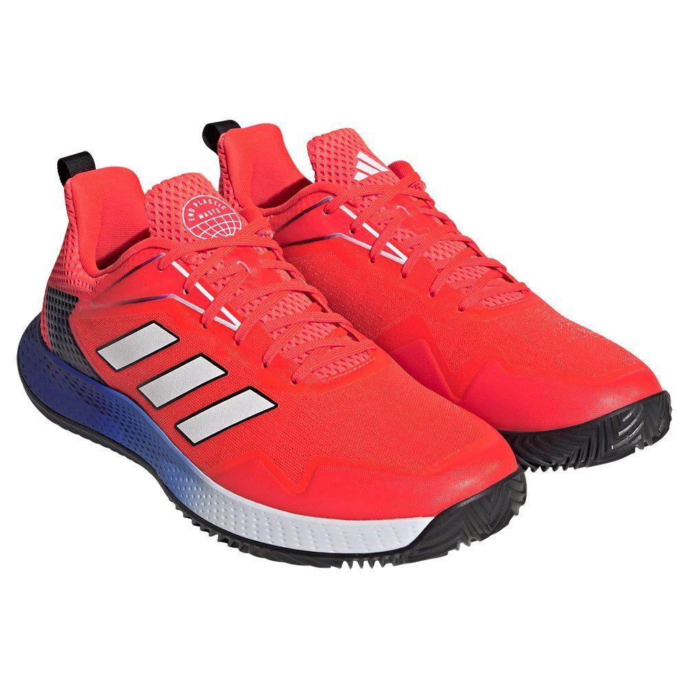 Adidas | Scarpe da Tennis Defiant Speed Clay Solar Red/Cloud White/Blue Fusion - Fabbrica Ski Sises