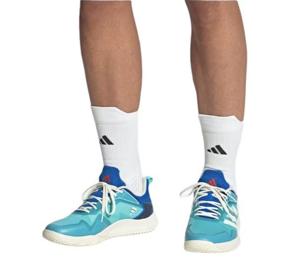 Adidas | Scarpe Defiant Speed Uomo Light Aqua/Off White/Bright Royal - Fabbrica Ski Sises