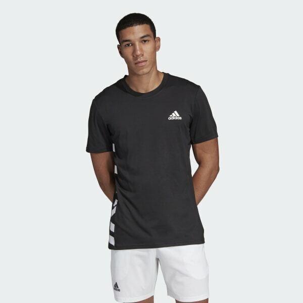 Adidas | T-shirt Escouade Uomo Nera - Fabbrica Ski Sises