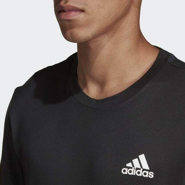Adidas | T-shirt Escouade Uomo Nera - Fabbrica Ski Sises