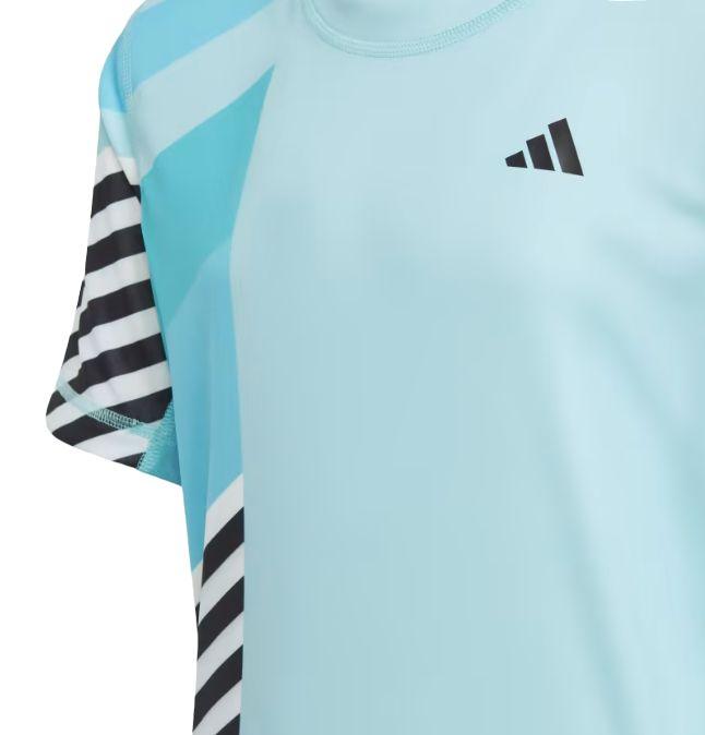 Adidas | T-shirt Pro Junior Bambino Light Aqua - Fabbrica Ski Sises