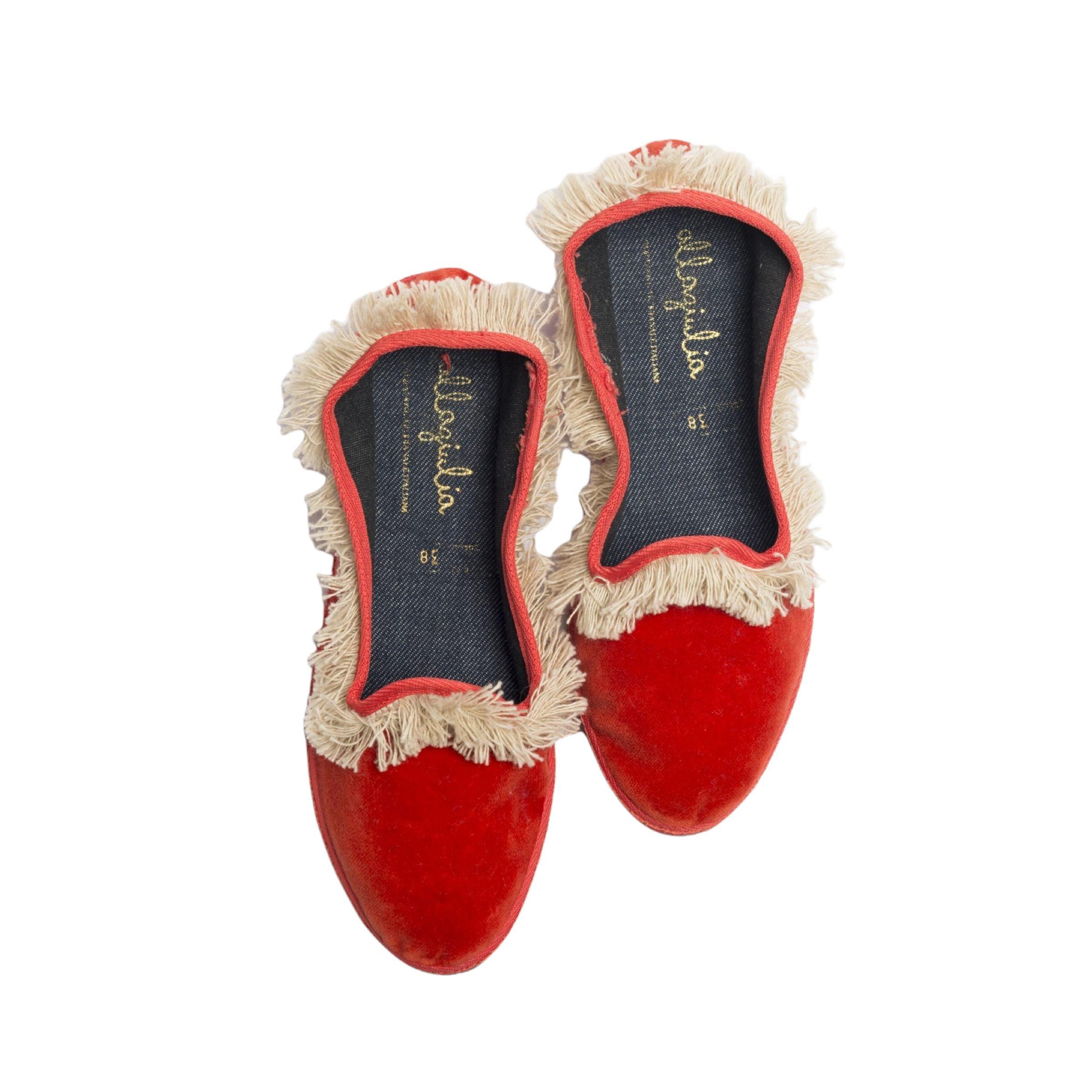 Allagiulia | Scarpe Friulana Venezia Frangia Donna Corallo/Sabbia - Fabbrica Ski Sises