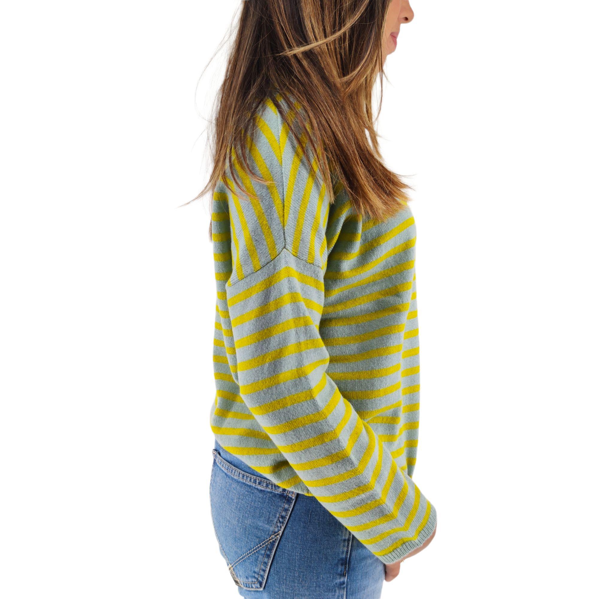 Alyki Cashmere | Maglia Sophie DV Donna Dew Chamad - Fabbrica Ski Sises