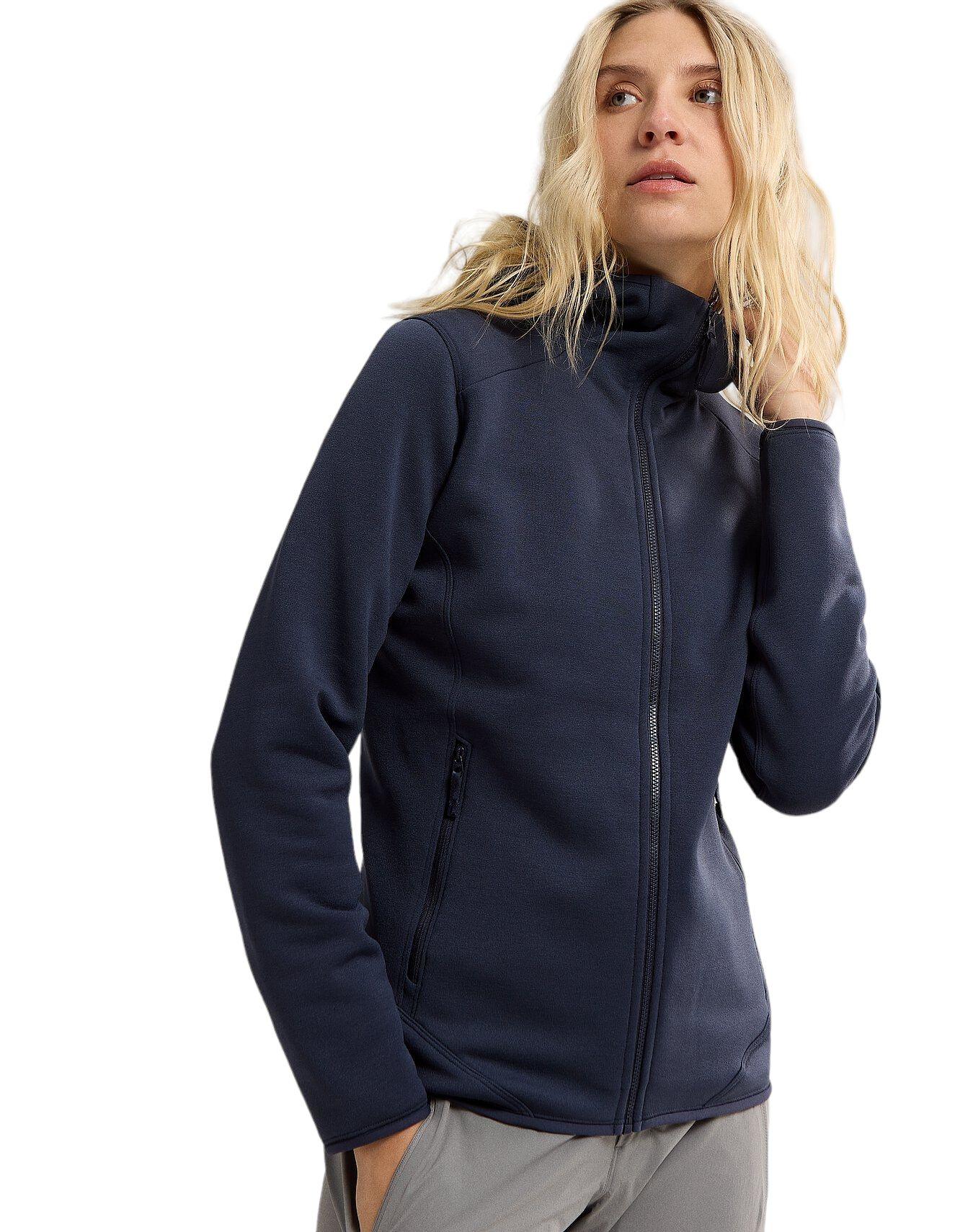 Arc'Teryx | Maglia Kyanite Hoody Donna Black Sapphire - Fabbrica Ski Sises