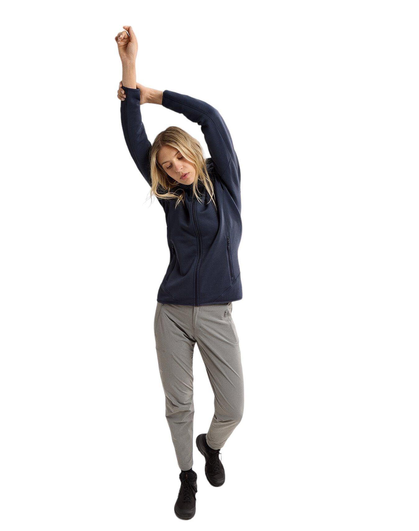 Arc'Teryx | Maglia Kyanite Hoody Donna Black Sapphire - Fabbrica Ski Sises