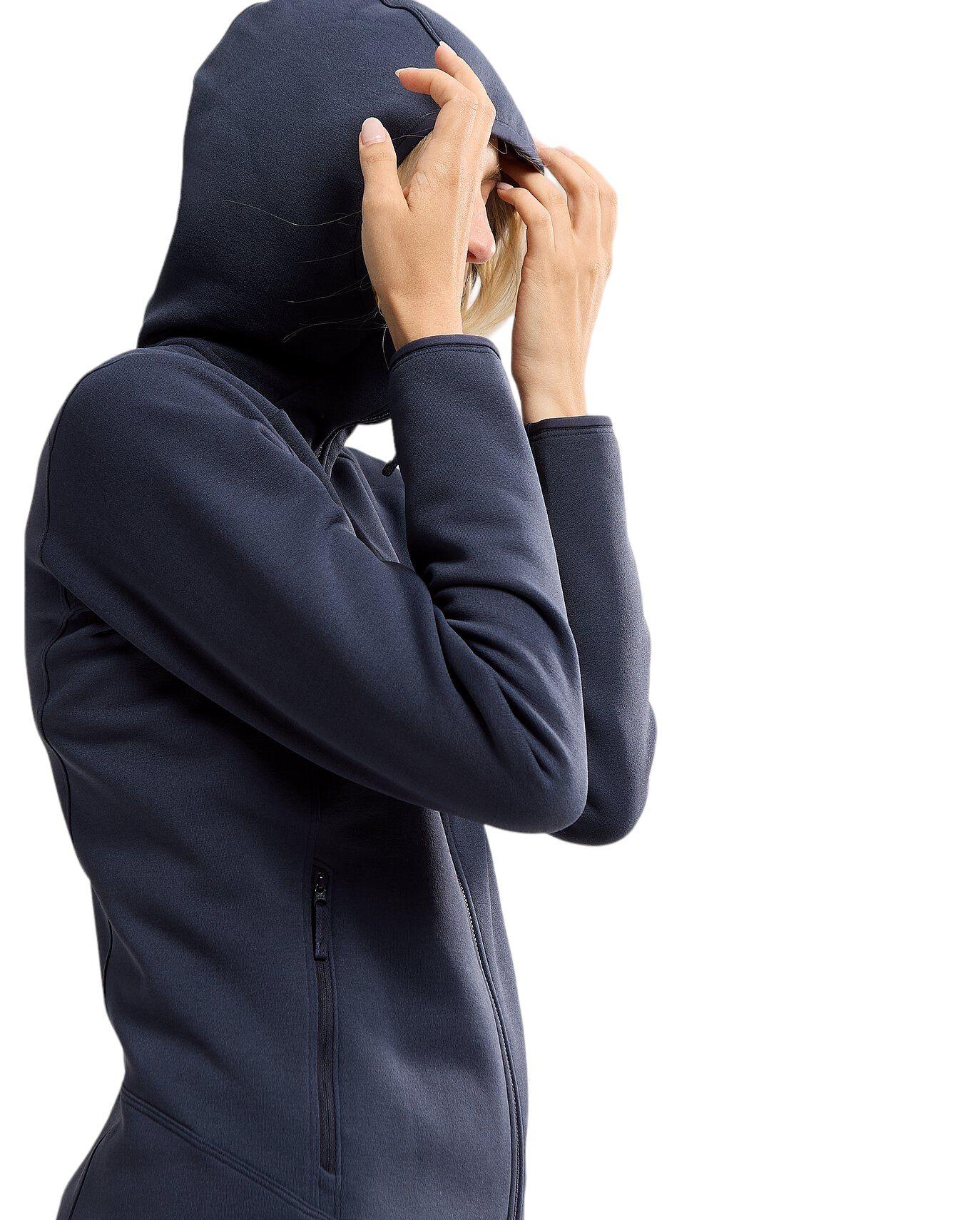 Arc'Teryx | Maglia Kyanite Hoody Donna Black Sapphire - Fabbrica Ski Sises
