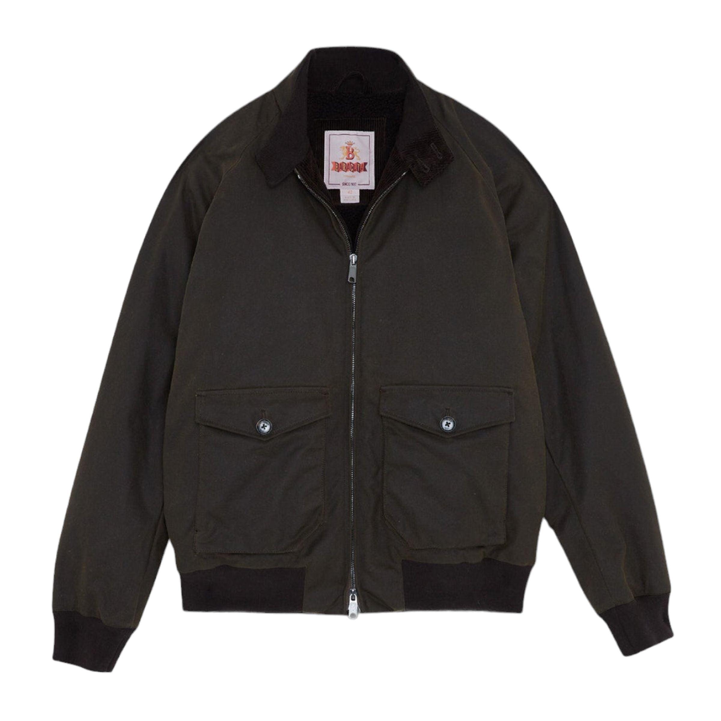 Baracuta | Giacca Waxed G9 Pocket Uomo Deep Moss - Fabbrica Ski Sises