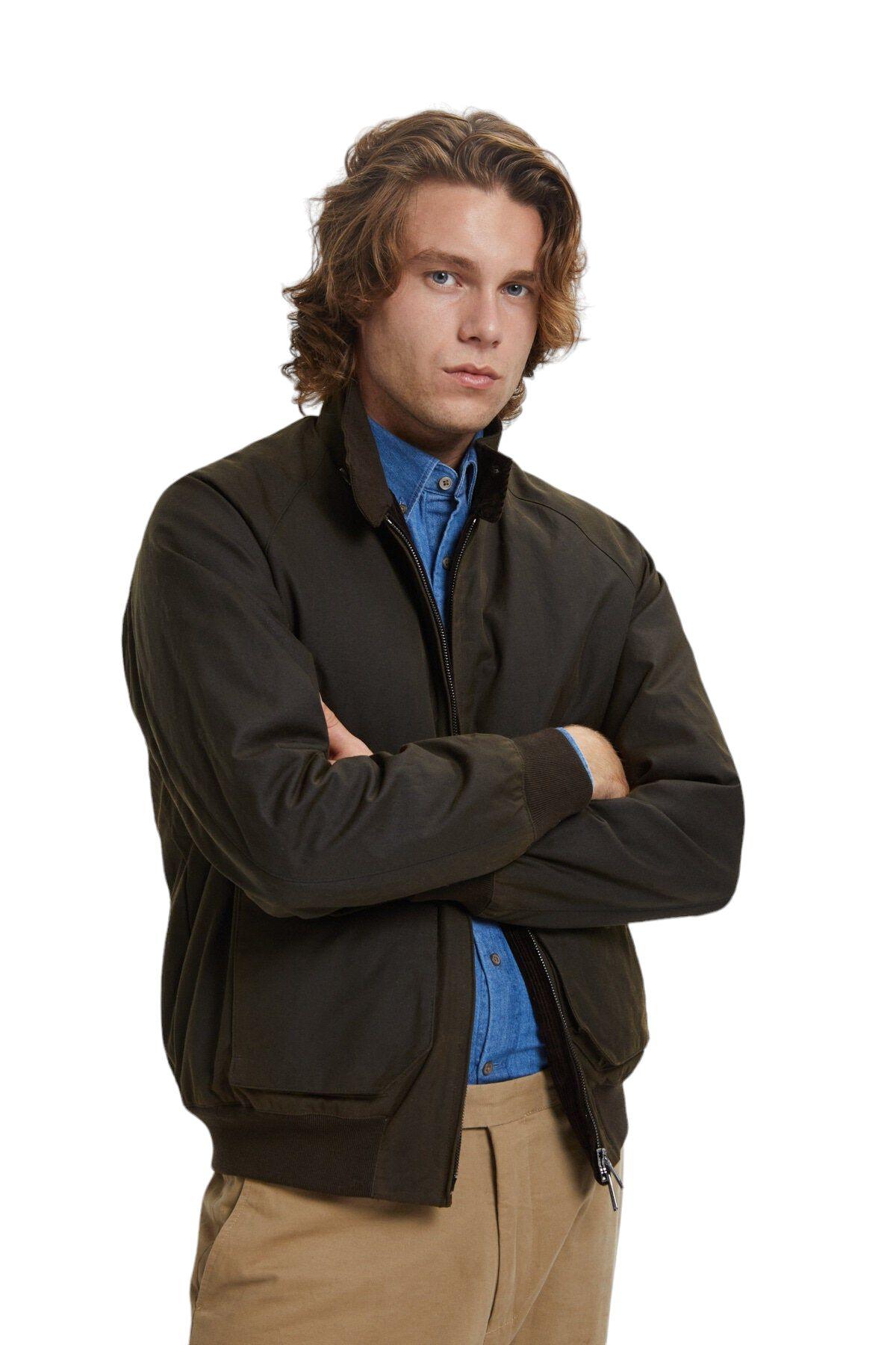 Baracuta | Giacca Waxed G9 Pocket Uomo Deep Moss - Fabbrica Ski Sises
