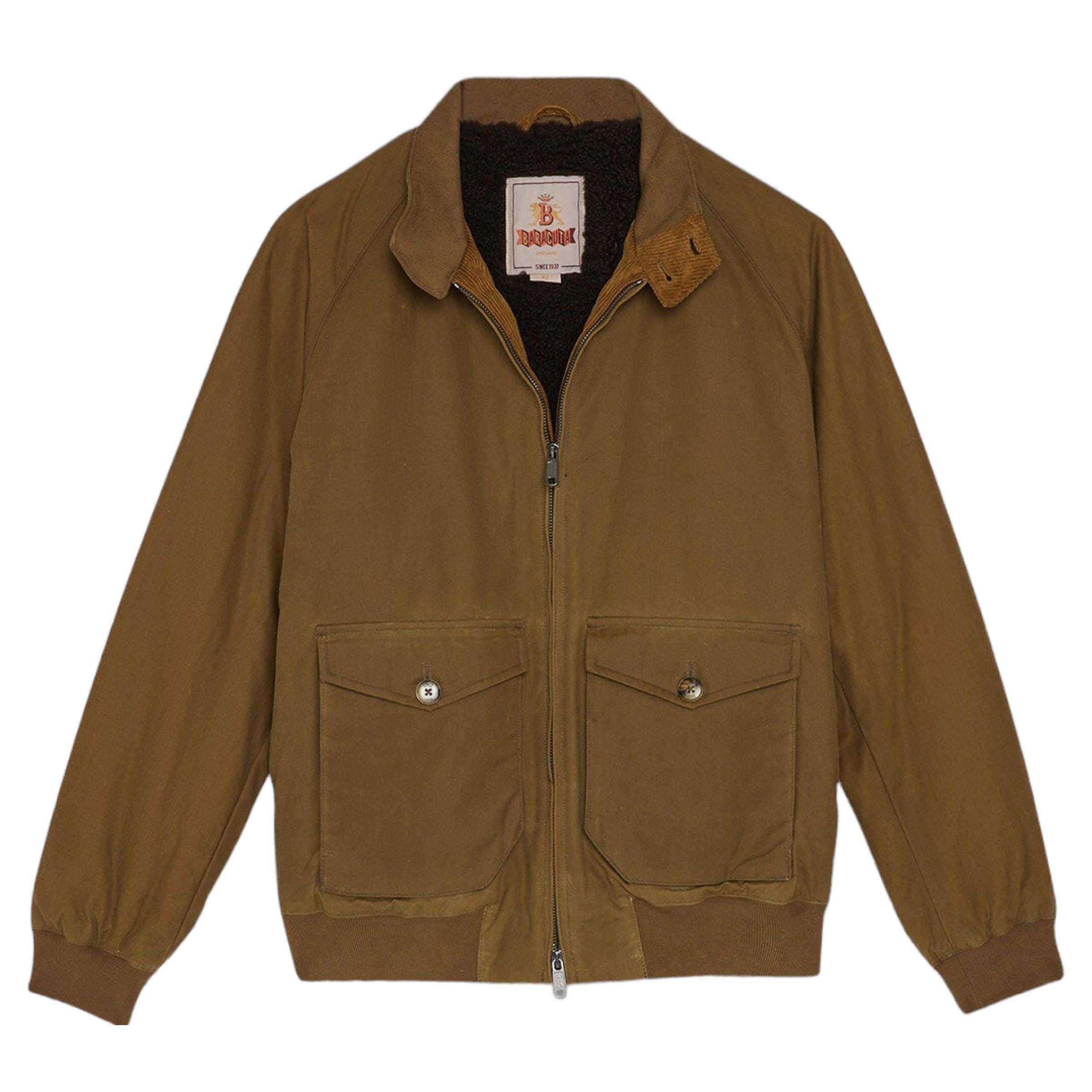 Baracuta | Giacca Waxed G9 Pocket Uomo Tan - Fabbrica Ski Sises