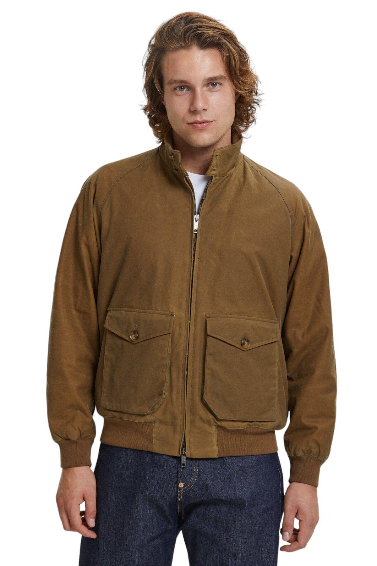 Baracuta | Giacca Waxed G9 Pocket Uomo Tan - Fabbrica Ski Sises