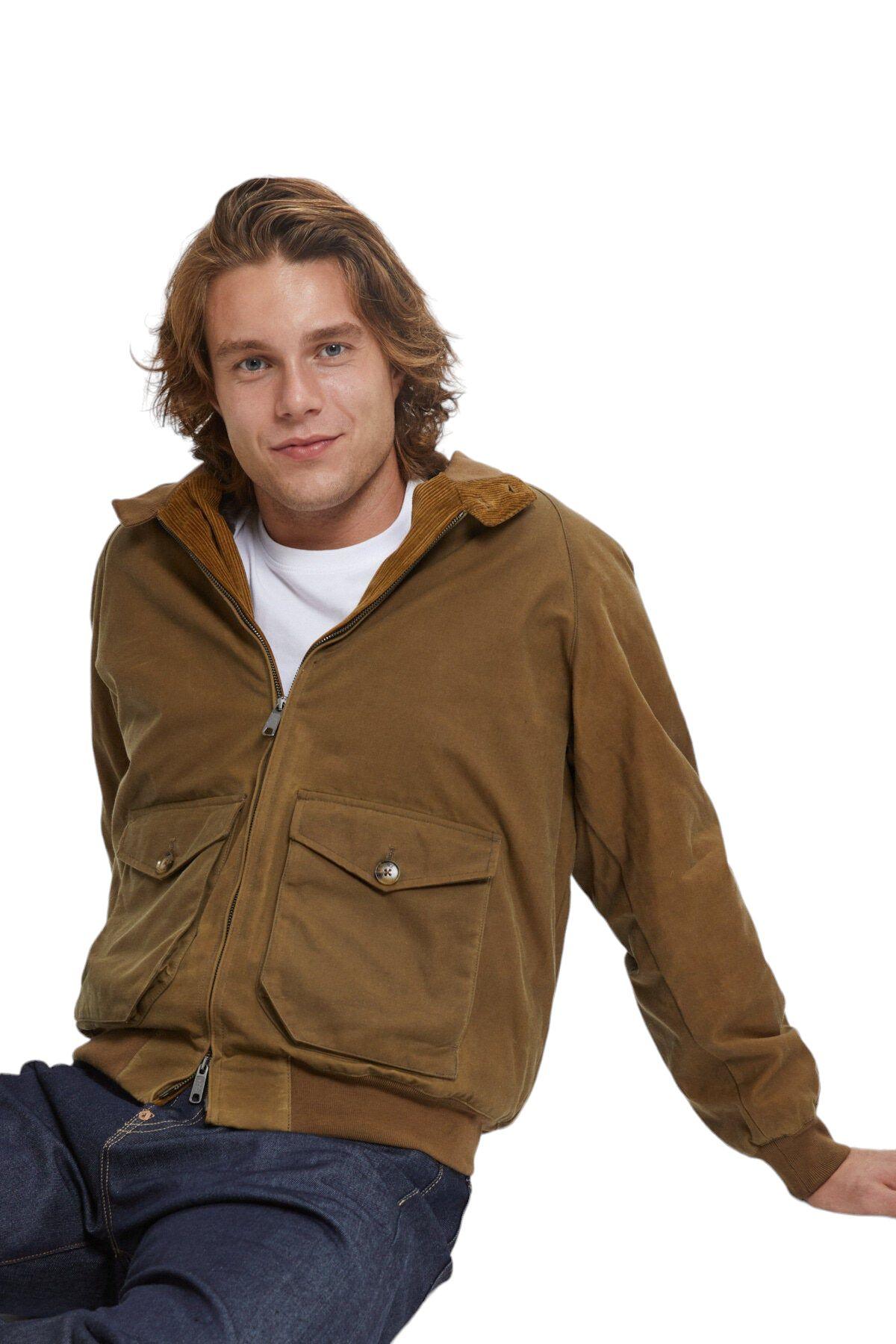 Baracuta | Giacca Waxed G9 Pocket Uomo Tan - Fabbrica Ski Sises