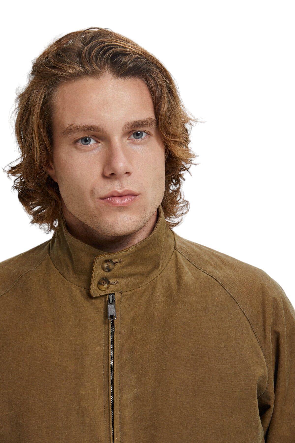 Baracuta | Giacca Waxed G9 Pocket Uomo Tan - Fabbrica Ski Sises