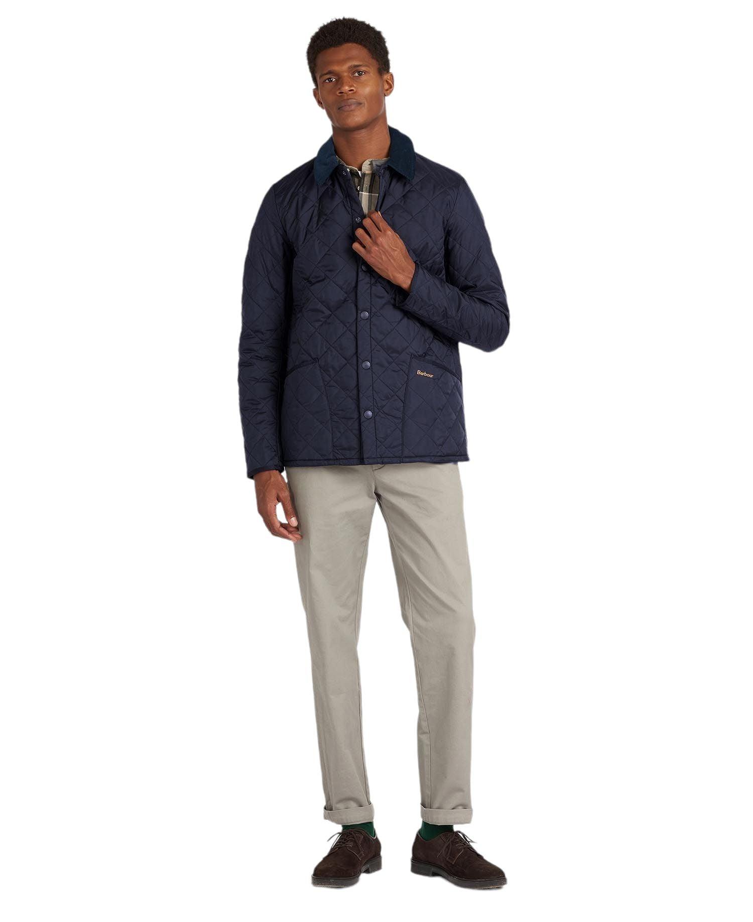 Barbour | Giacca Heritage Liddesdale Quilted Uomo Navy - Fabbrica Ski Sises