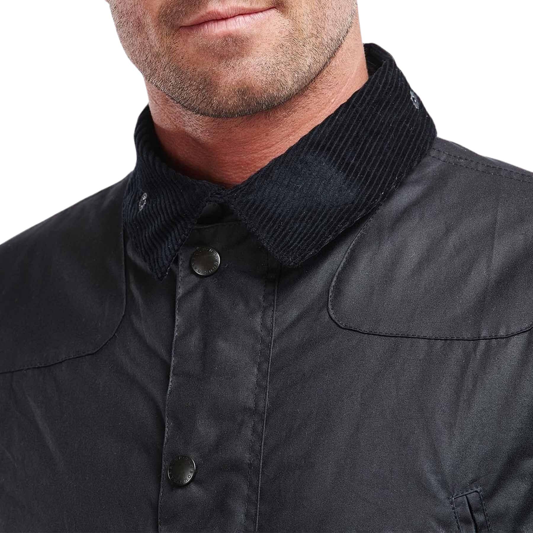 Barbour | Giacca Reelin Wax Uomo Navy - Fabbrica Ski Sises