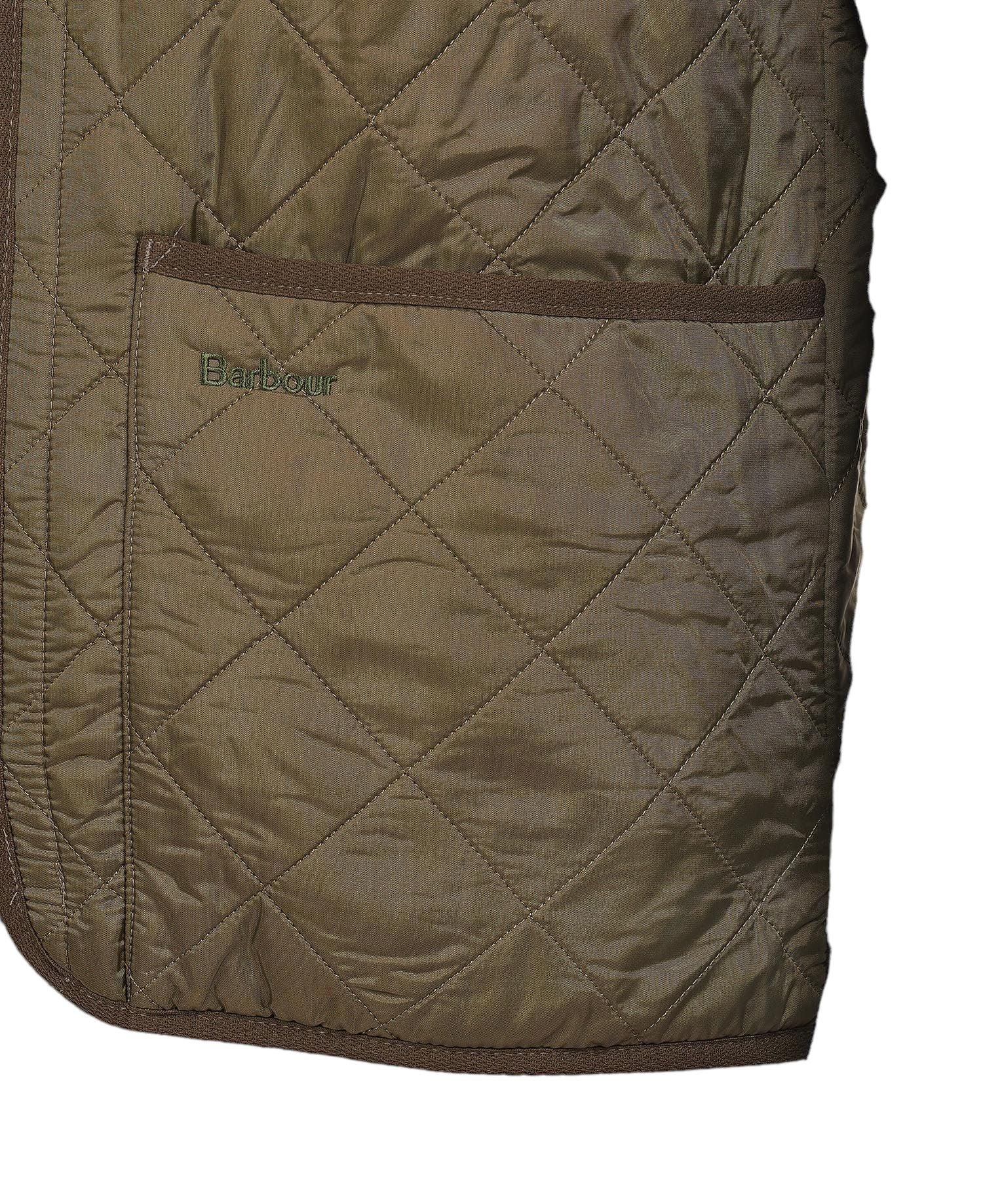 Barbour | Gilet Polarquilt Waistcoat Zip-In Liner Uomo Olive - Fabbrica Ski Sises