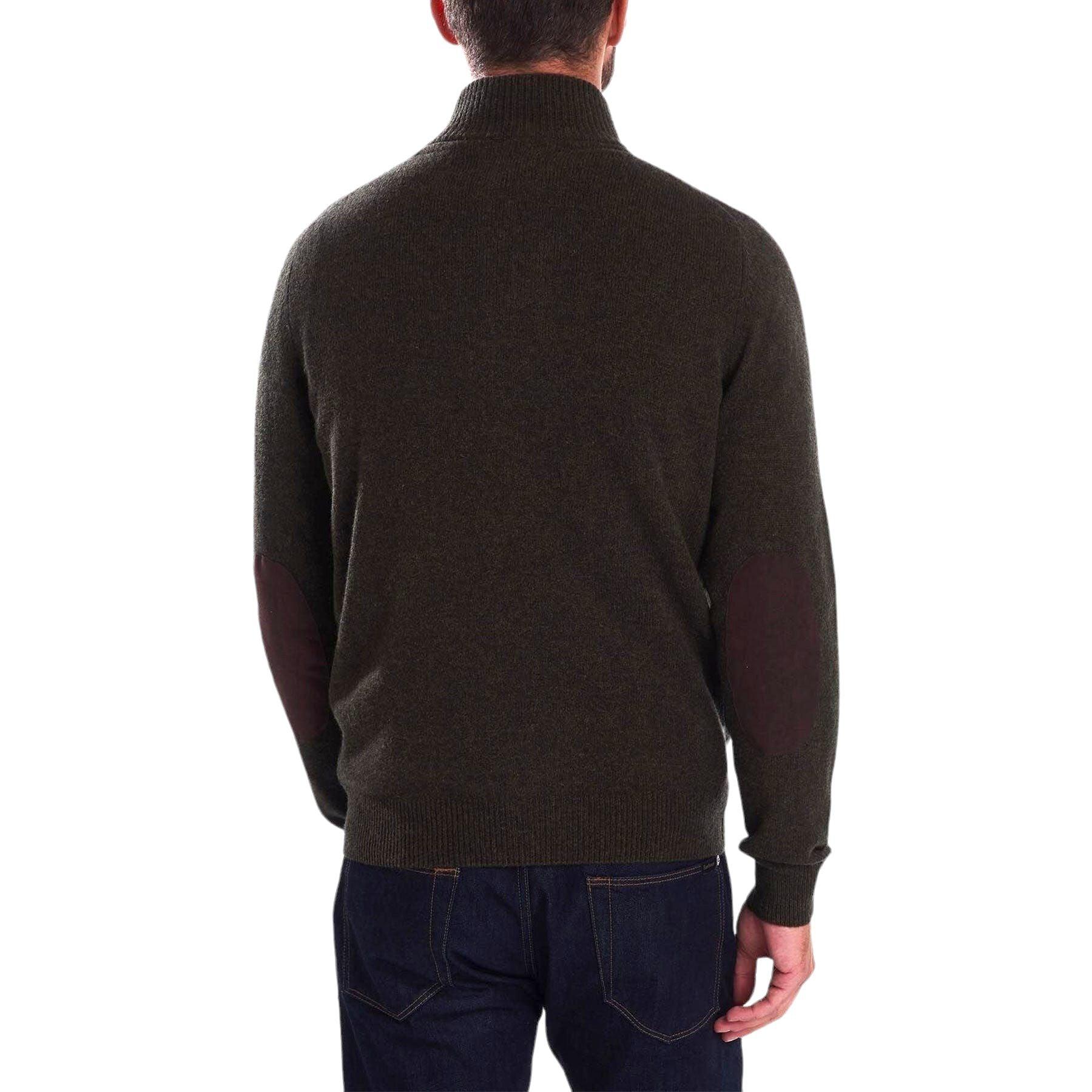 Barbour | Maglia Patch Zip Thru Uomo Seaweed - Fabbrica Ski Sises