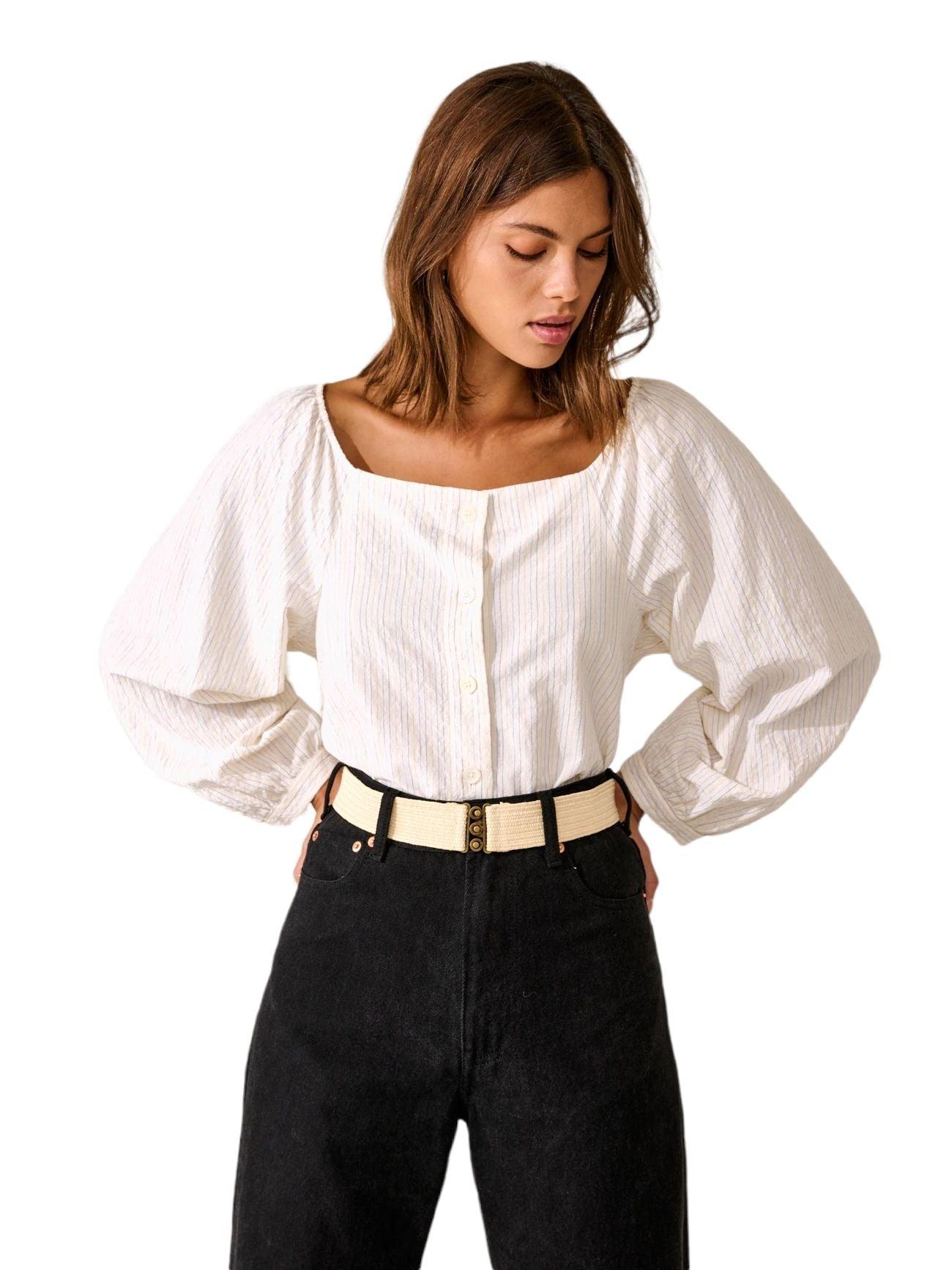 Bellerose | Camicia Alix Donna Stripe A - Fabbrica Ski Sises