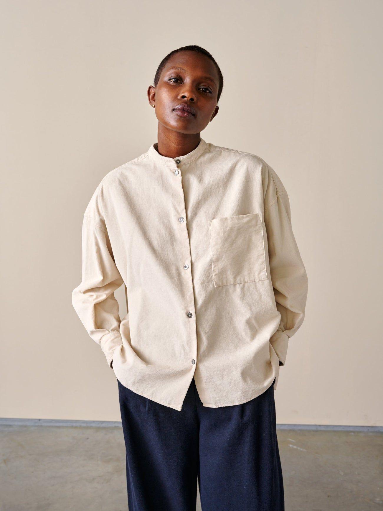 Bellerose | Camicia Gorky12 Calcaire Donna - Fabbrica Ski Sises