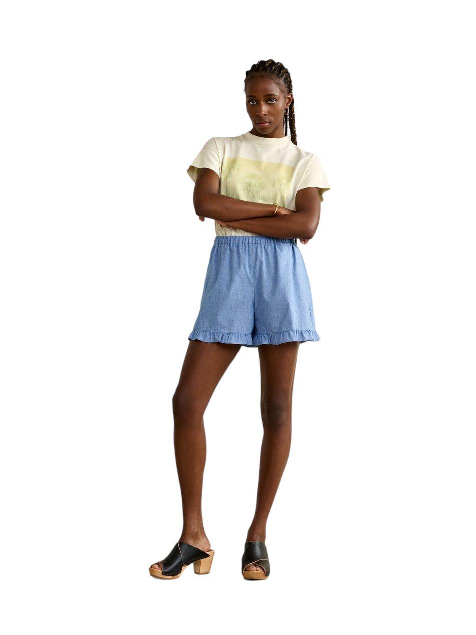 Bellerose | Pantaloncini Verdon Donna Blue - Fabbrica Ski Sises