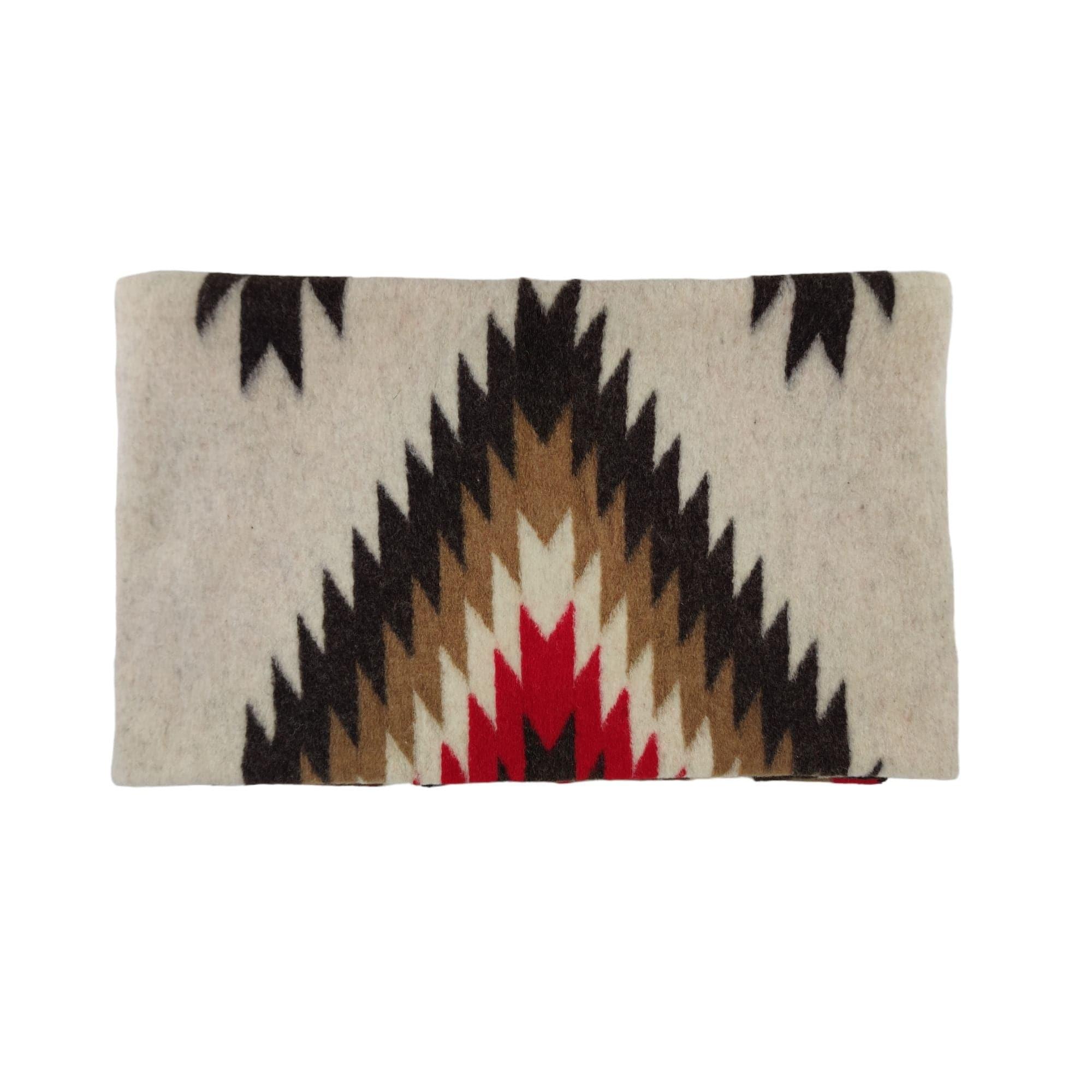 Biella Fabrics | Coperta Cheyenne Natural/Red Indian - Fabbrica Ski Sises