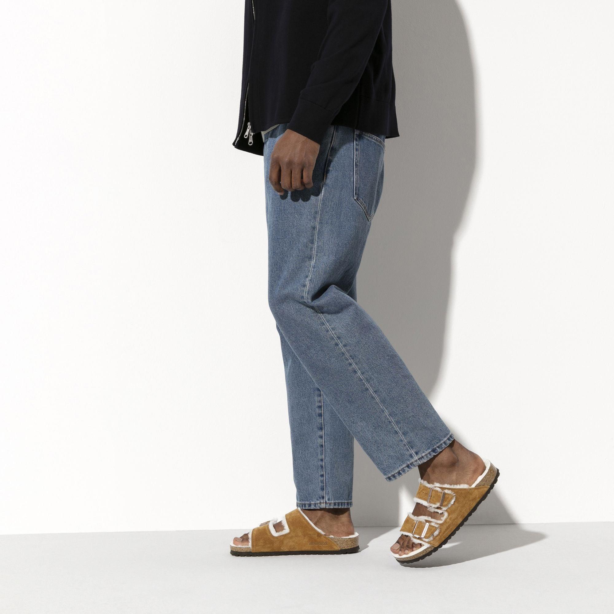 Birkenstock | Sandali Arizona Shearling Mink - Fabbrica Ski Sises