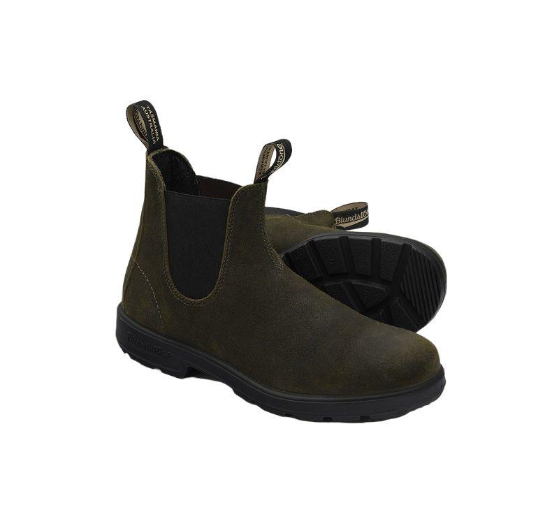 Blundstone | Scarpe Originals 1615 Camoscio Oliva - Fabbrica Ski Sises
