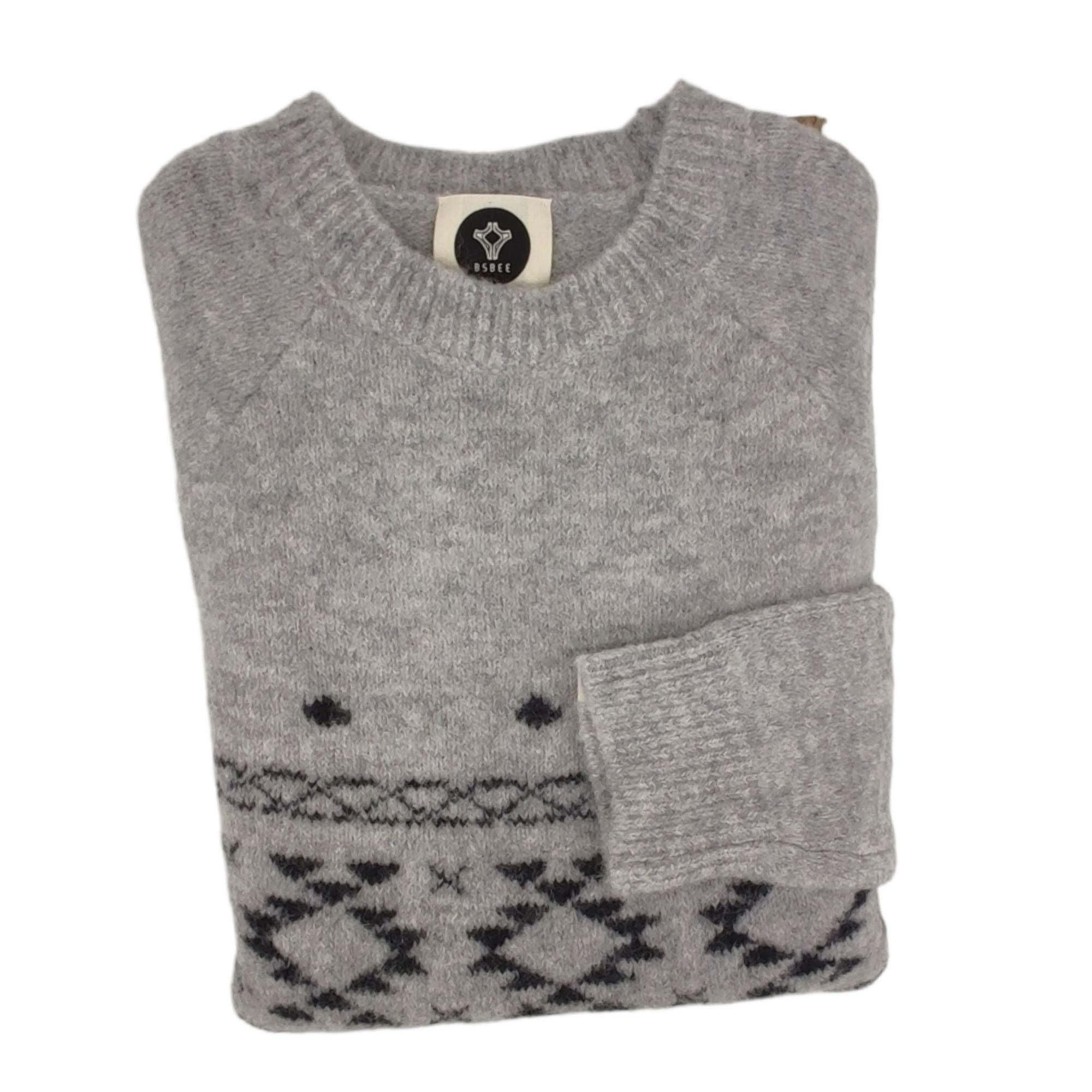 Bsbee | Maglia Ireland Donna Light Grey/Iron - Fabbrica Ski Sises