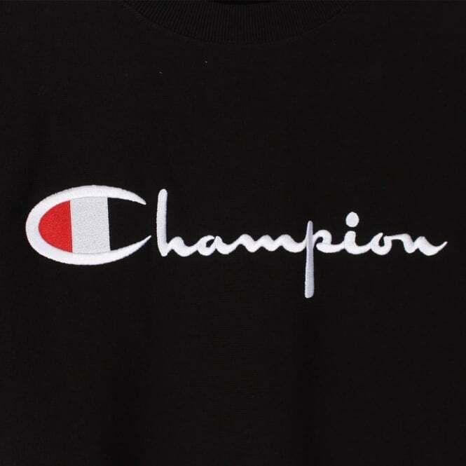Champion | Maglia Crewneck Uomo Nera - Fabbrica Ski Sises