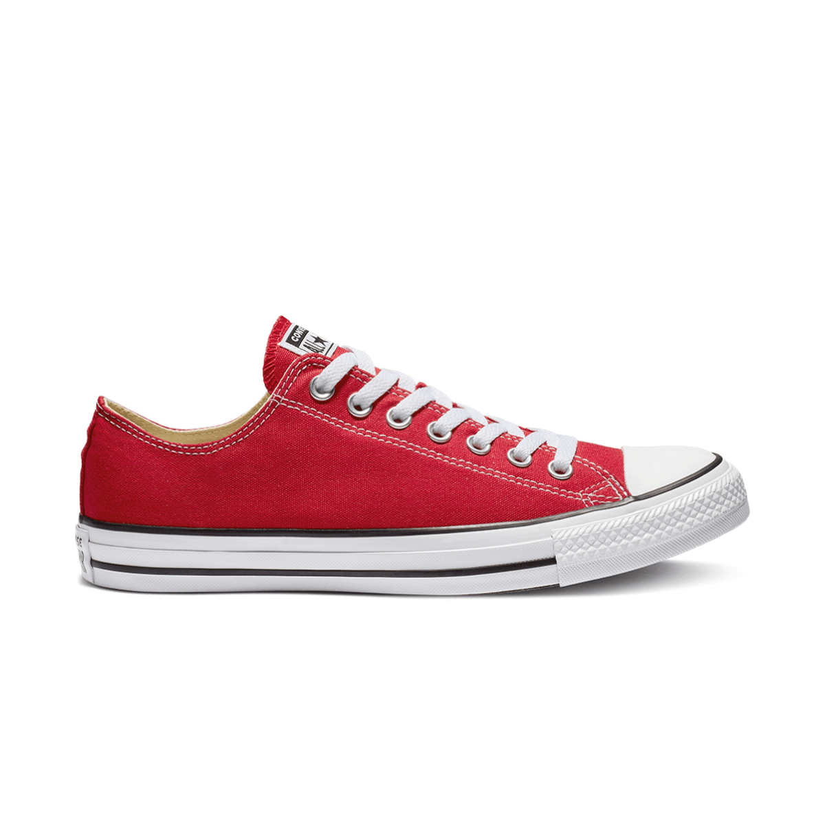 Converse Scarpe OX Canvas Rosse Fabbrica Ski Sises