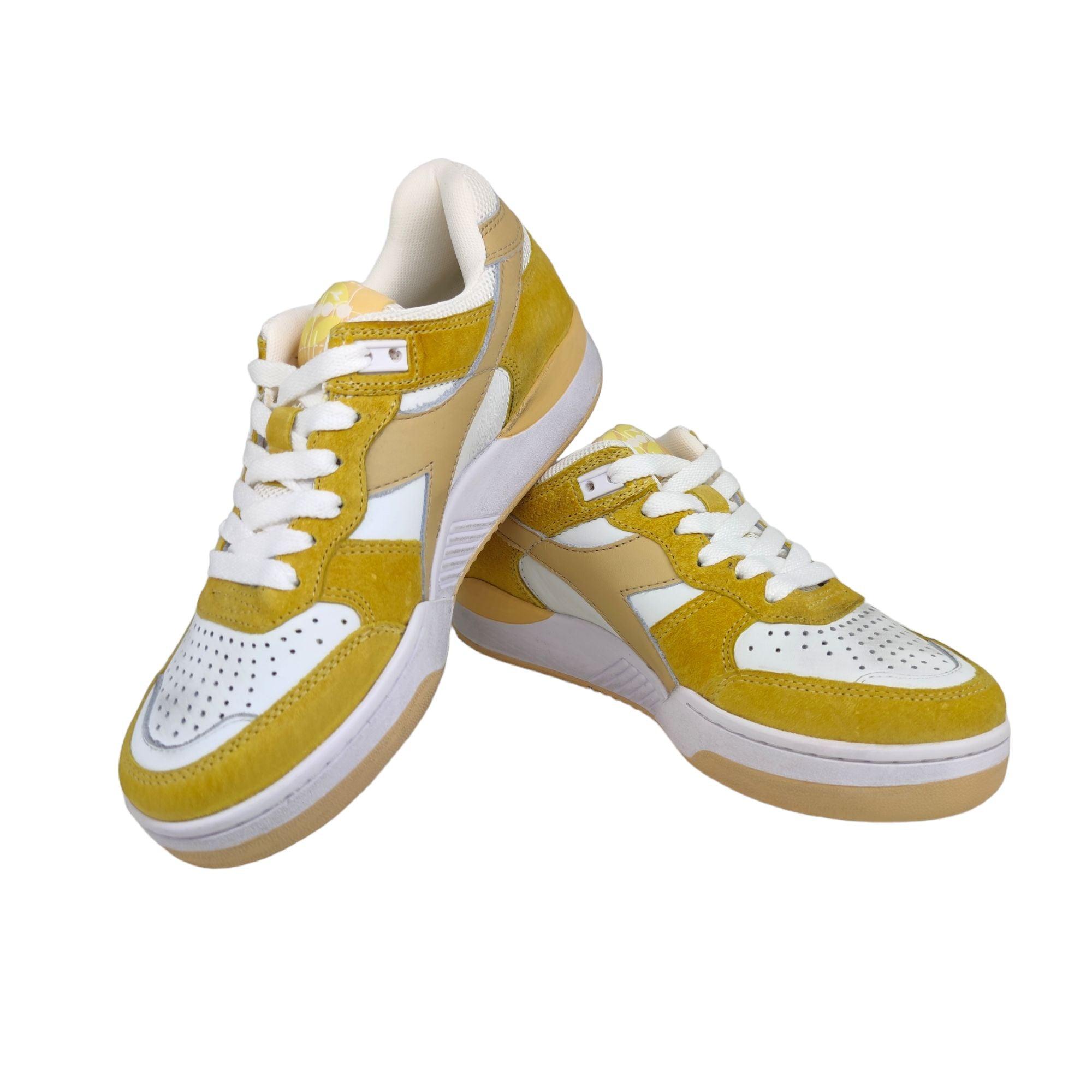 Diadora | Scarpe B.560 Used Donna Yellow/Vanila - Fabbrica Ski Sises