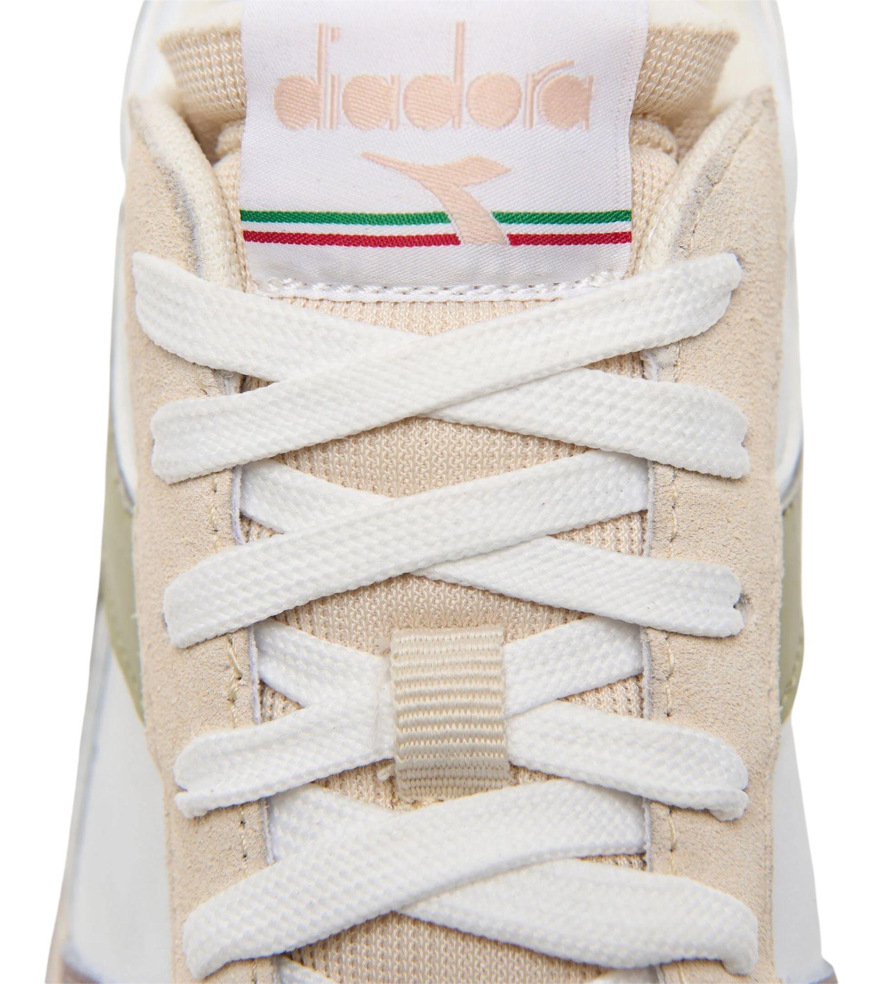 Diadora | Scarpe Game L Low Waxed White/Fogliage - Fabbrica Ski Sises