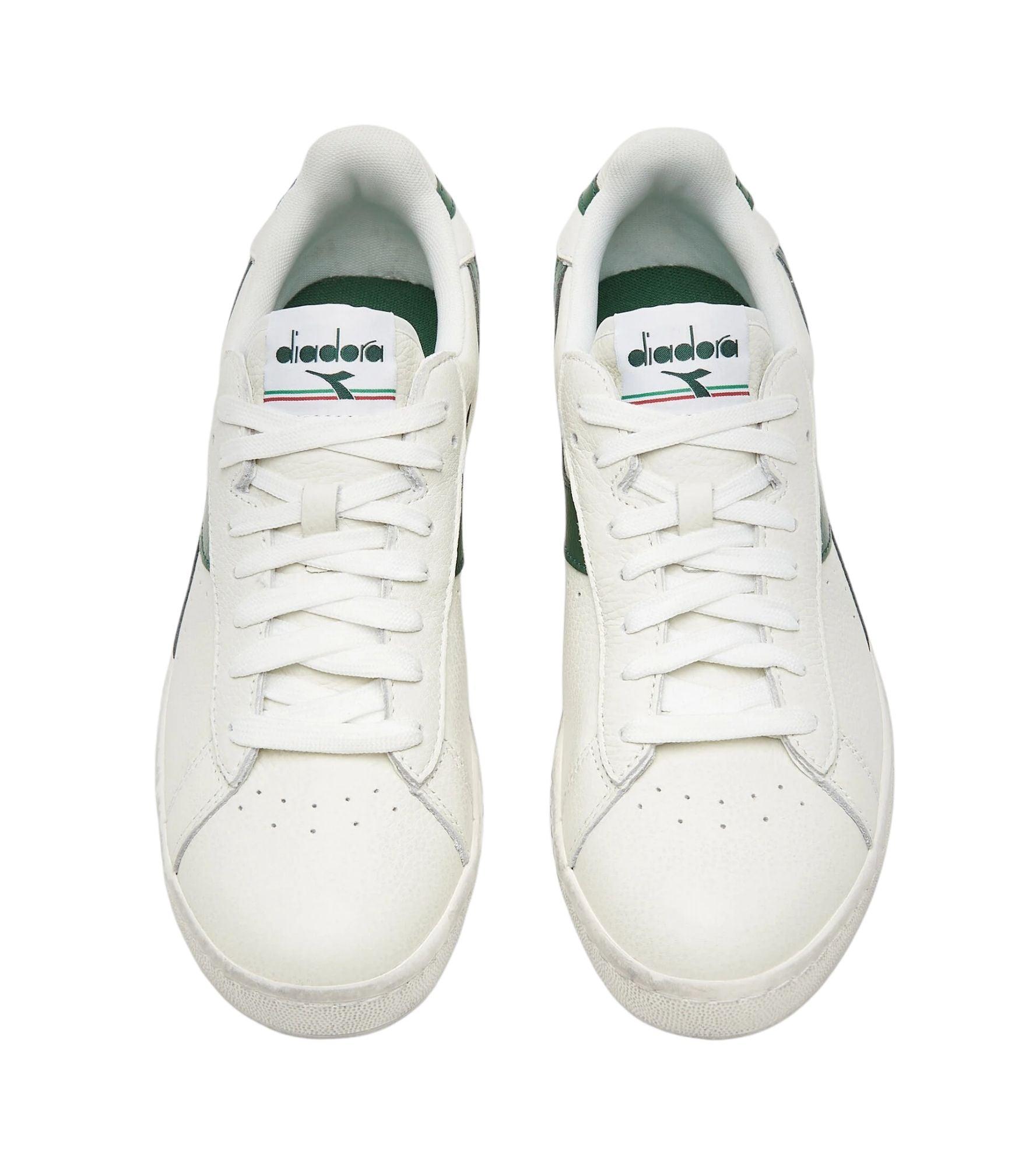 Diadora | Scarpe Game L Low Waxed White/Fogliage - Fabbrica Ski Sises