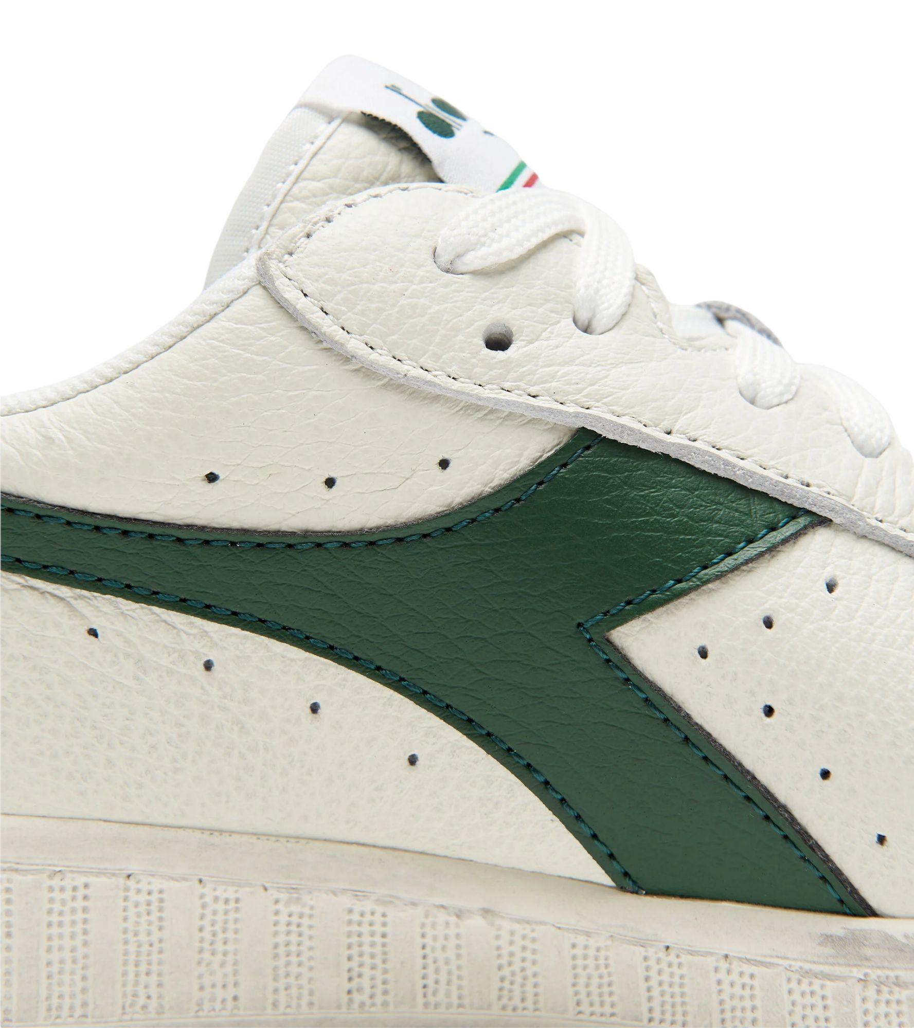 Diadora | Scarpe Game L Low Waxed White/Fogliage - Fabbrica Ski Sises