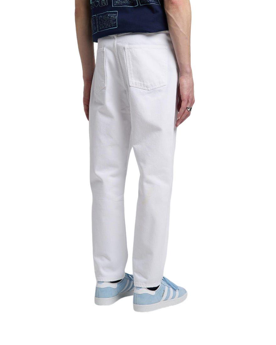 Edwin | Pantaloni Cosmos Uomo Optic White/Garment Dyed - Fabbrica Ski Sises