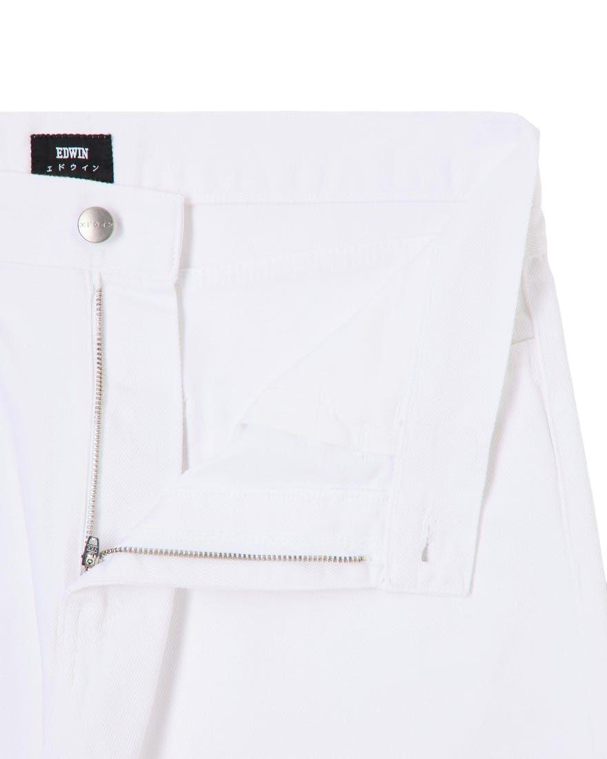 Edwin | Pantaloni Cosmos Uomo Optic White/Garment Dyed - Fabbrica Ski Sises