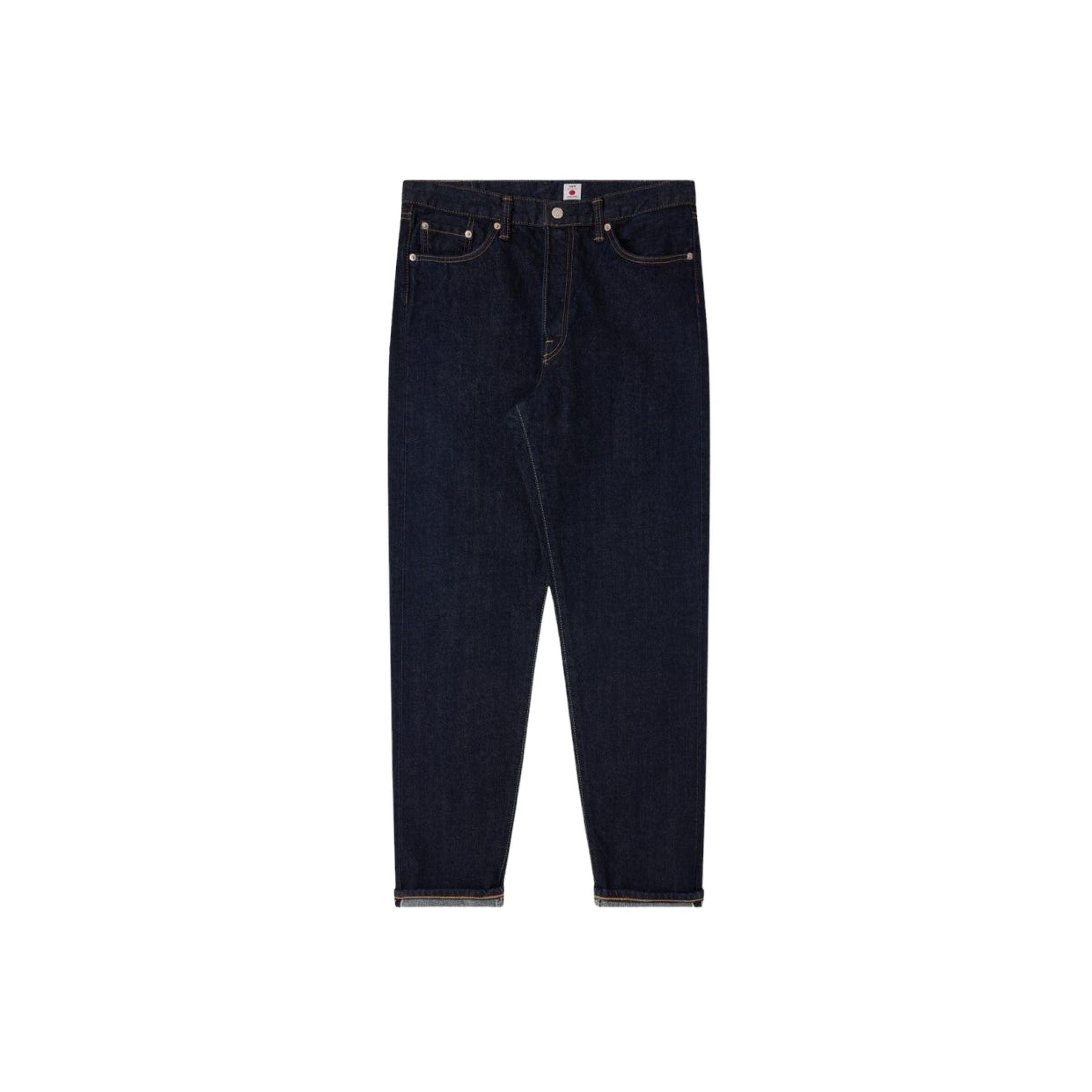 Edwin | Pantaloni Loose Tapered Uomo Blue Rinsed - Fabbrica Ski Sises