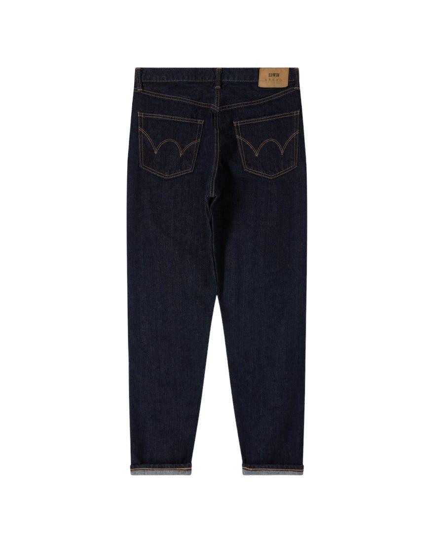 Edwin | Pantaloni Loose Tapered Uomo Blue Rinsed - Fabbrica Ski Sises
