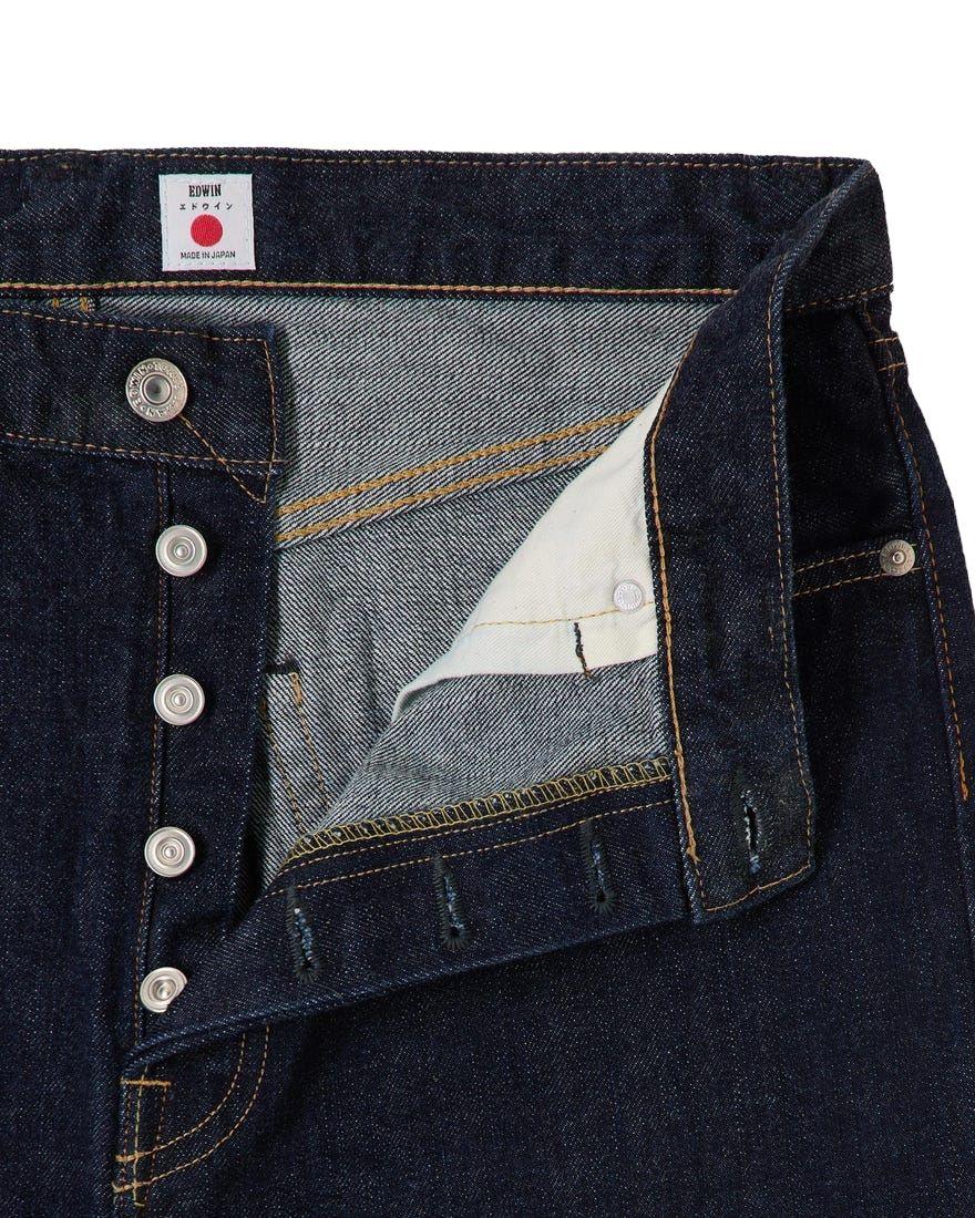 Edwin | Pantaloni Loose Tapered Uomo Blue Rinsed - Fabbrica Ski Sises