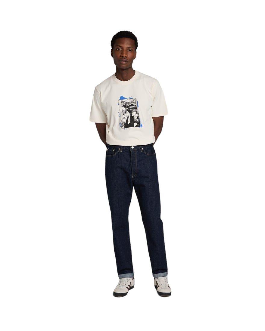 Edwin | Pantaloni Loose Tapered Uomo Blue Rinsed - Fabbrica Ski Sises