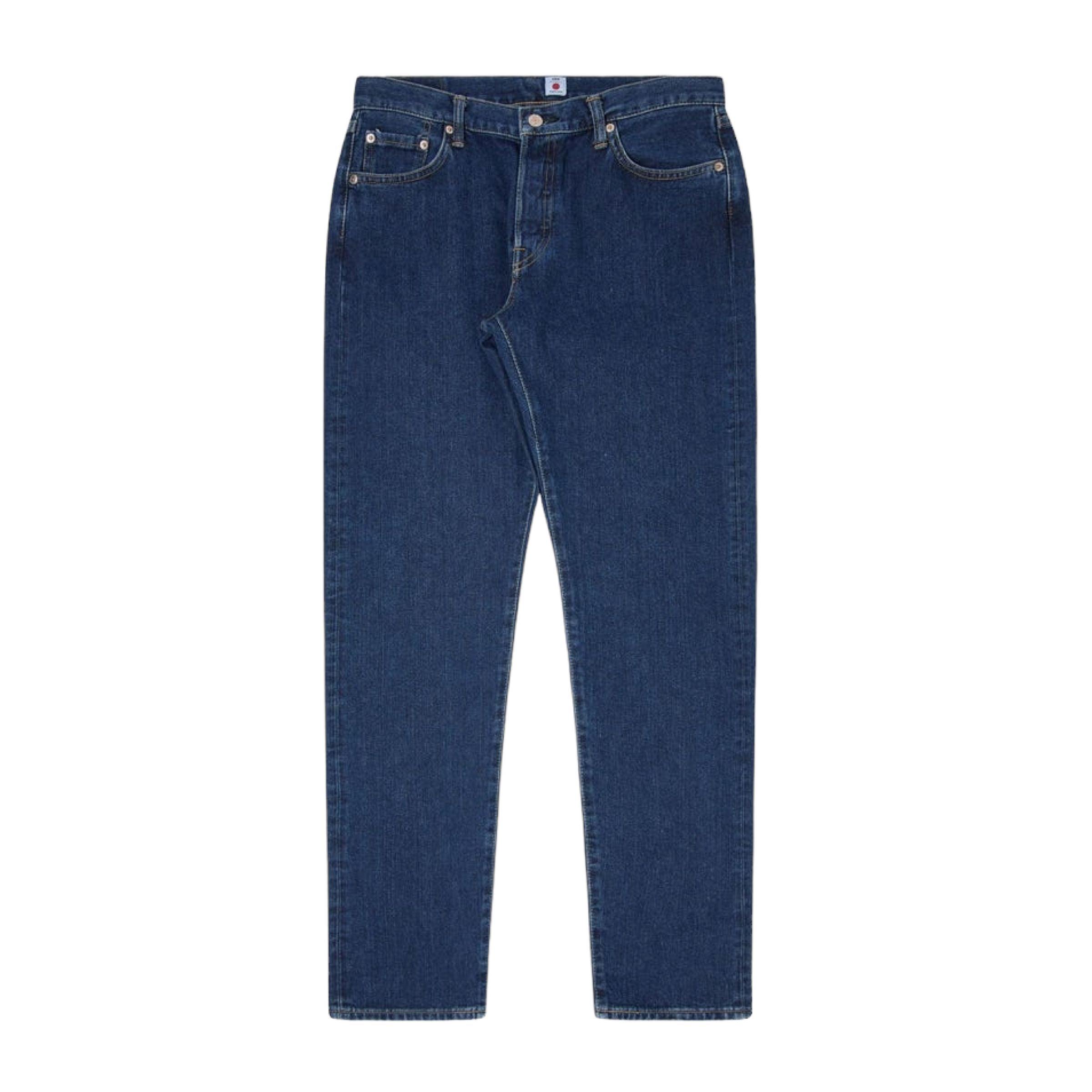 Edwin | Pantaloni Regular Tapered Uomo Blue/Akira Wash - Fabbrica Ski Sises