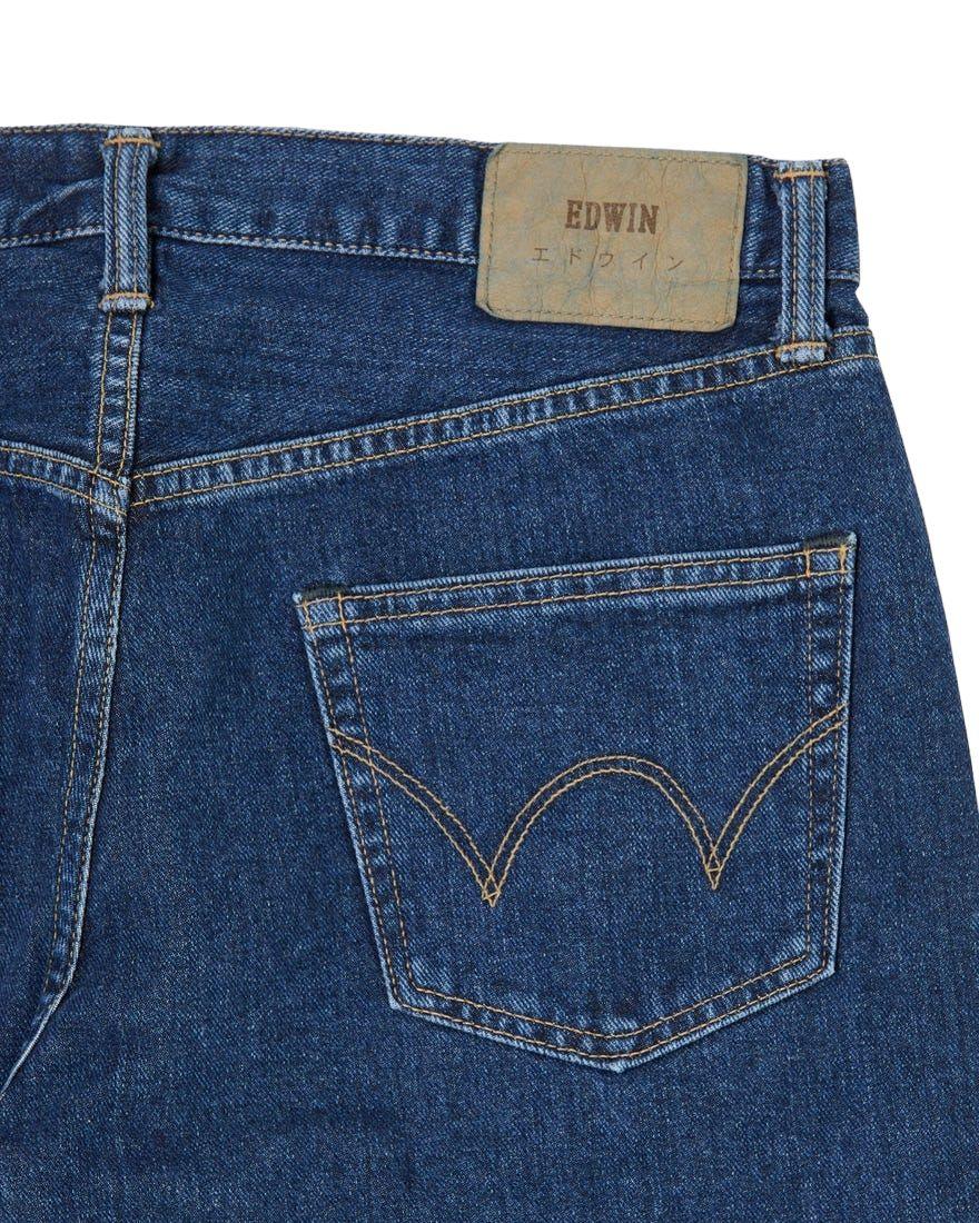 Edwin | Pantaloni Regular Tapered Uomo Blue/Akira Wash - Fabbrica Ski Sises