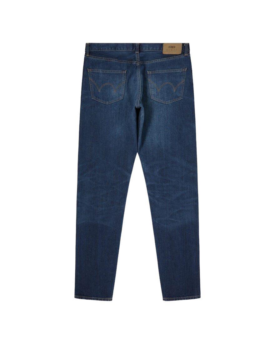 Edwin | Pantaloni Regular Tapered Uomo Blue/Mid Dark Wash - Fabbrica Ski Sises