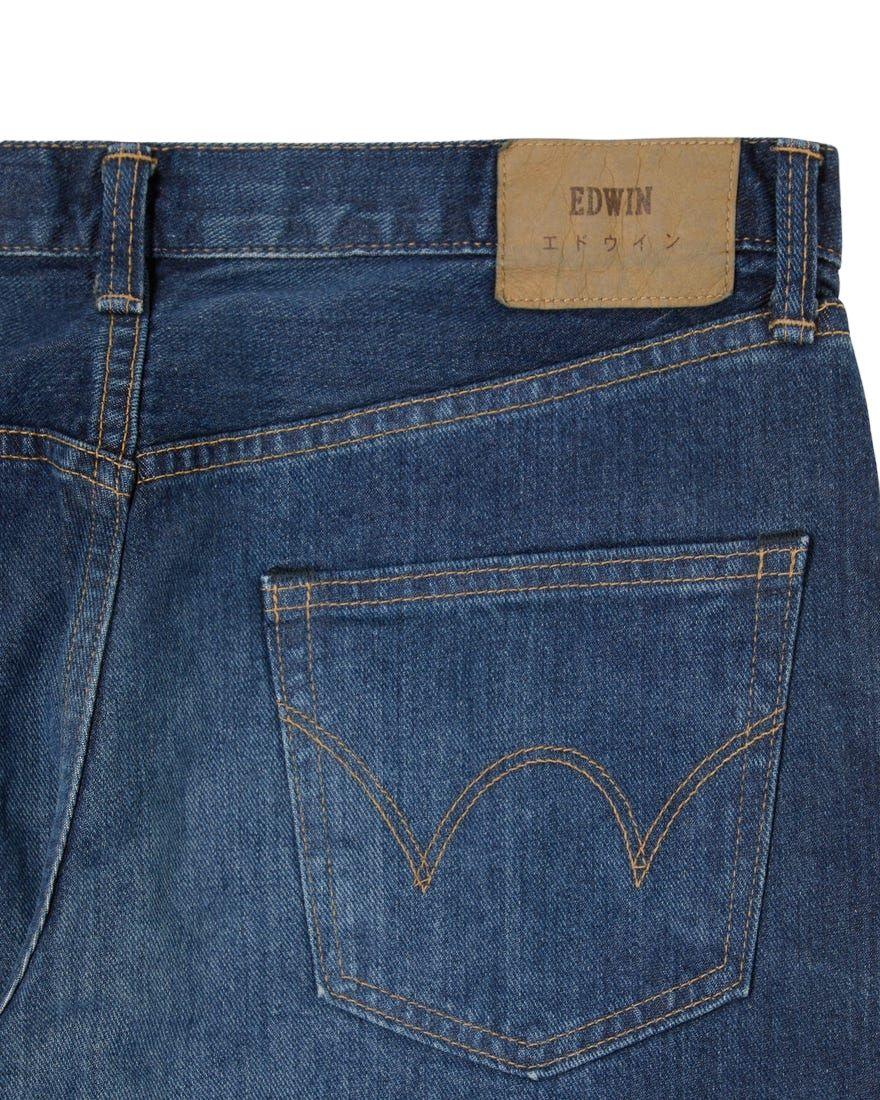 Edwin | Pantaloni Regular Tapered Uomo Blue/Mid Dark Wash - Fabbrica Ski Sises