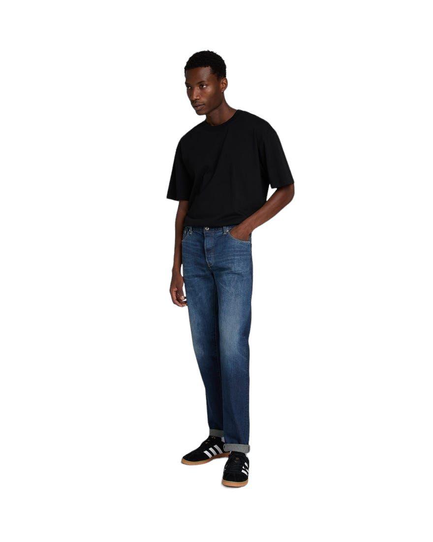 Edwin | Pantaloni Regular Tapered Uomo Blue/Mid Dark Wash - Fabbrica Ski Sises